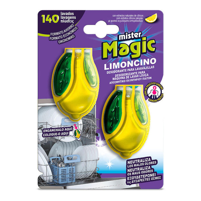 Pack De 6 Unidades - Desodorante Lavavajillas Mr. Magic Limoncito