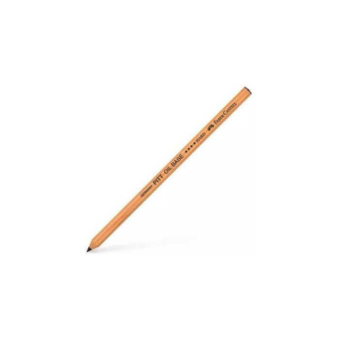 Pack De 6 Unidades Faber Castell Lápiz De Dibujo Pitt Oil Base Mina Grasa Duro Negro