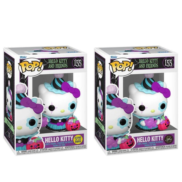 Pack De 6 Unidades - Figura Pop Hello Kitty And Friends - Hello Kitty Spooky Glow 5 + 1 Chase