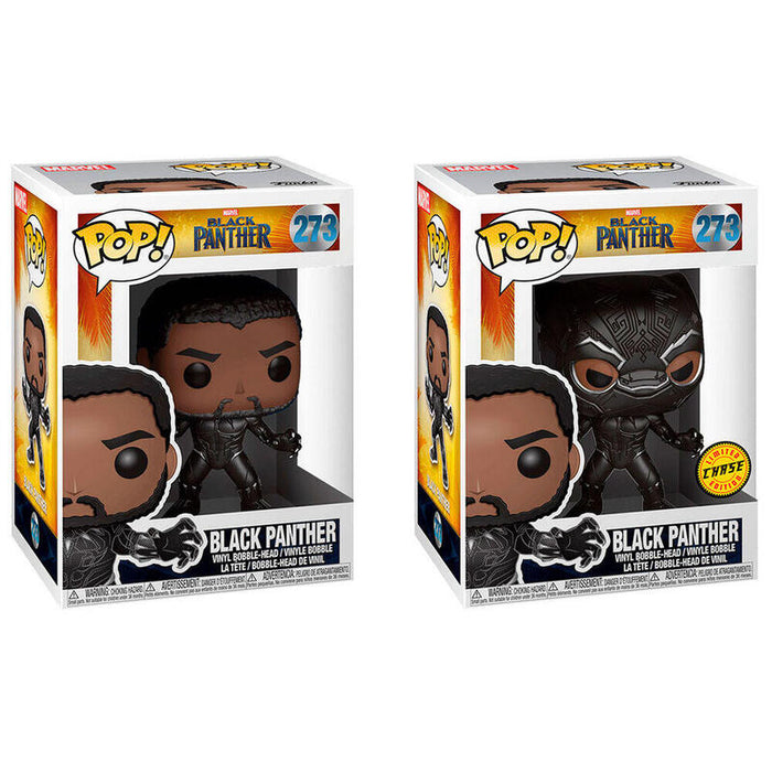 Pack De 6 Unidades - Figura Pop Marvel Black Panther 5 + 1 Chase