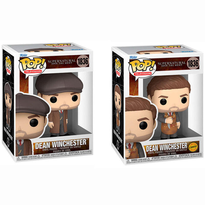 Pack De 6 Unidades - Figura Pop Supernatural Join The Hunt Dean Winchester 5 + 1 Chase