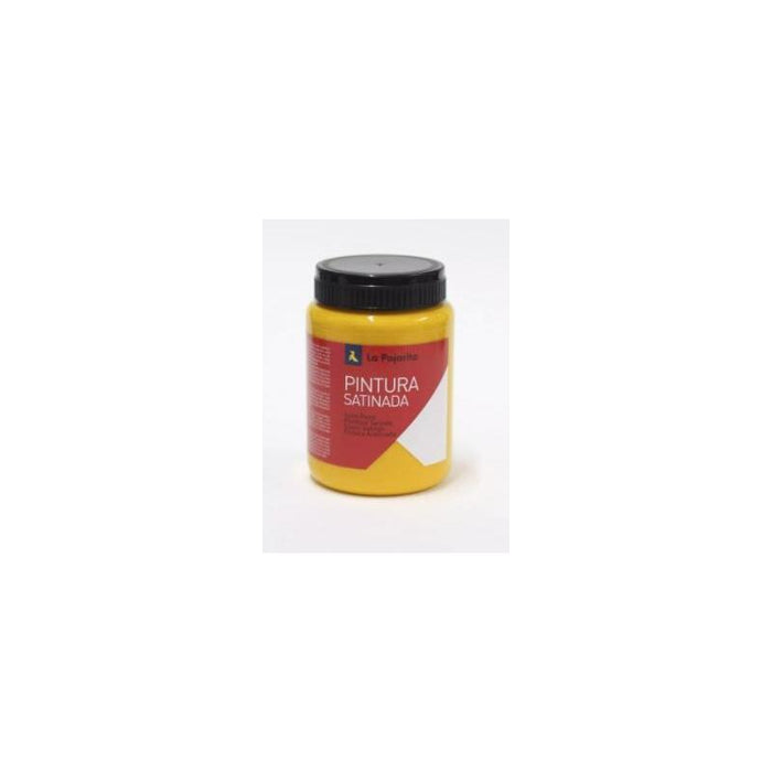 Pack De 6 Unidades La Pajarita Témpera Escolar Bote De 35ml Satinada Amarillo Medio L-27