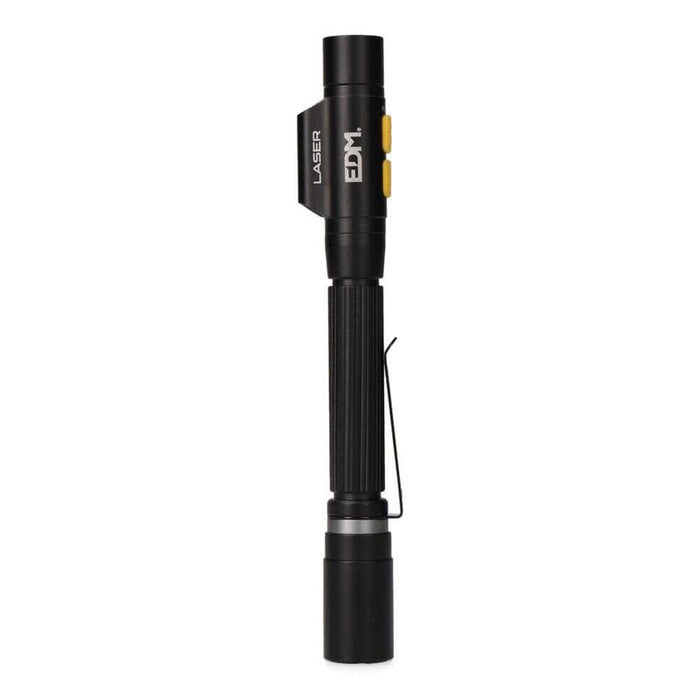 Pack De 6 Unidades - Linterna Led/Puntero Laser Strike, Tipo Pluma, Recargable, 250 Lm