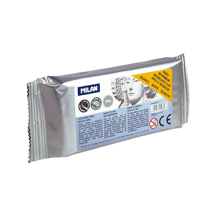 Pack De 6 Unidades - Pasta Para Modelar Blanca 400 G