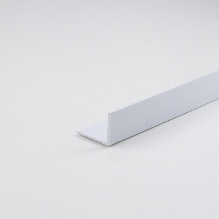 Pack De 6 Unidades - Perfil Bricolaje Ángulo L Pvc Blanco Satinado 1000 X 30 X 20 Mm