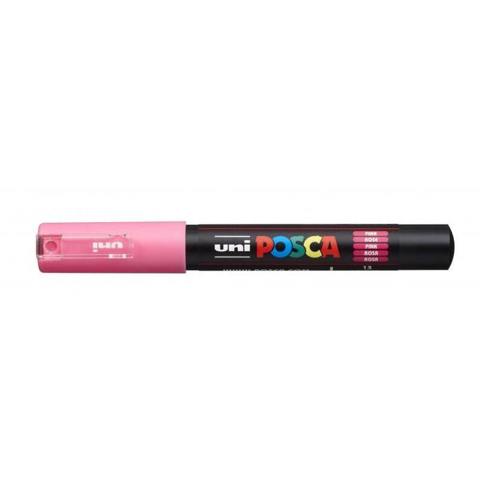 Pack De 6 Unidades Posca Pc-1m Marcador De Pintura - Punta Conica 0.7mm - Tinta Base Al Agua - Resistente A La Luz -