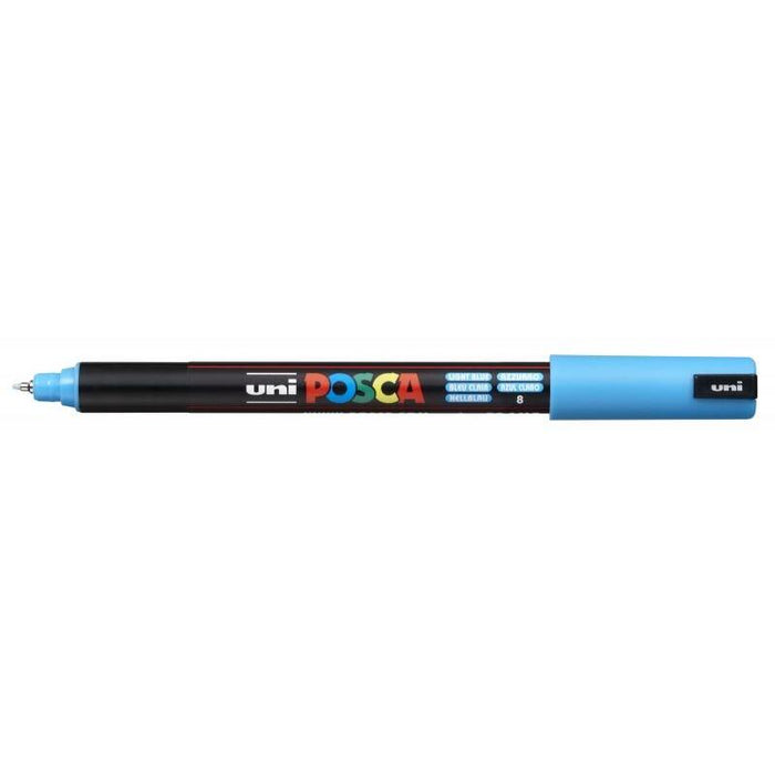 Pack De 6 Unidades Posca Pc-1mr Marcador De Pintura - Punta Roller De Fibra 0.7mm - Linea Extrafina - Tinta Pigmentada