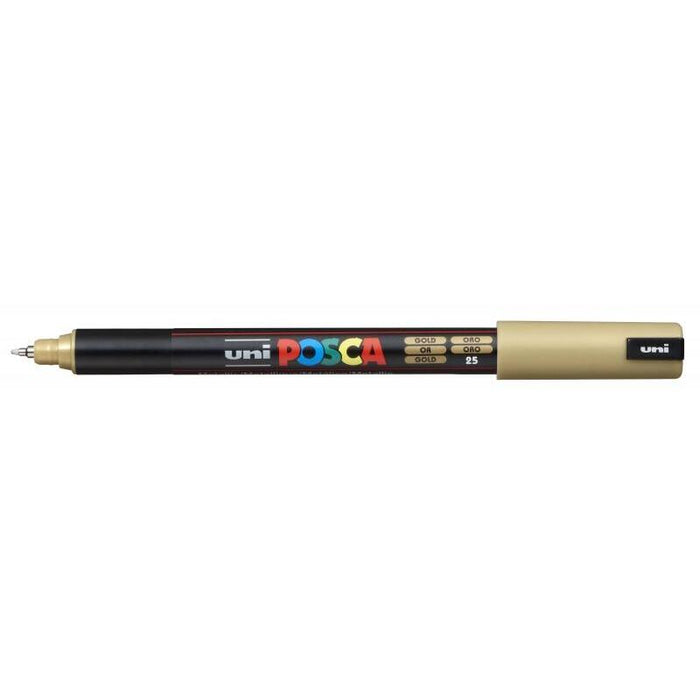Pack De 6 Unidades Posca Pc-1mr Marcador De Pintura - Punta Roller De Fibra 0.7mm - Linea Extrafina - Tinta Pigmentada
