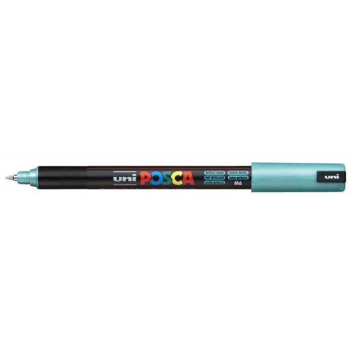 Pack De 6 Unidades Posca Pc-1mr Marcador De Pintura - Punta Roller De Fibra 0.7mm - Tinta Pigmentada Base Al Agua -