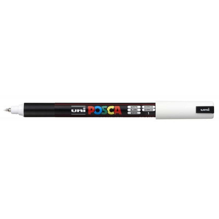 Pack De 6 Unidades Posca Pc-1mr Marcador De Pintura - Punta Roller De Fibra 0.7mm - Tinta Pigmentada Base Al Agua -