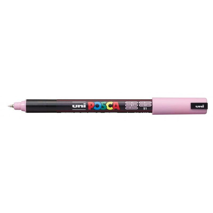 Pack De 6 Unidades Posca Pc-1mr Marcador De Pintura - Punta Roller De Fibra 0.7mm - Tinta Pigmentada Base Al Agua -