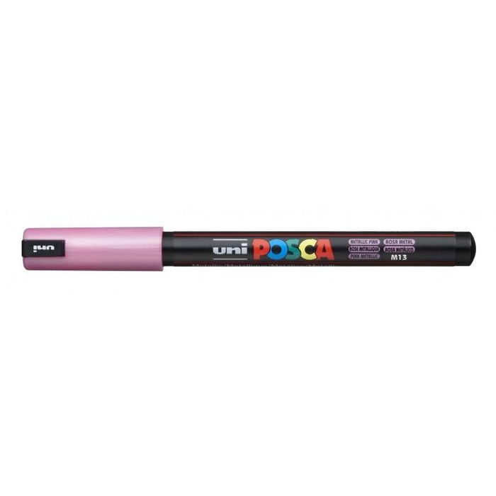 Pack De 6 Unidades Posca Pc-1mr Marcador De Pintura - Punta Roller De Fibra 0.7mm - Tinta Pigmentada Base Al Agua -