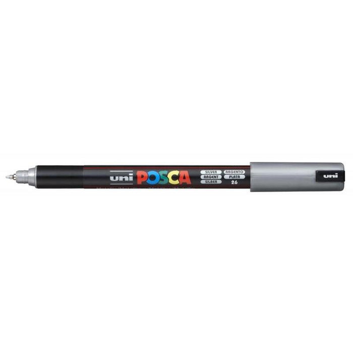 Pack De 6 Unidades Posca Pc-1mr Marcador De Pintura - Punta Roller De Fibra 0.7mm - Tinta Pigmentada Base Al Agua -