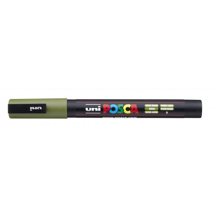 Pack De 6 Unidades Posca Pc-3m Marcador De Pintura - Punta Conica De Poliester 0.9-1.3mm - Tinta Base Al Agua -