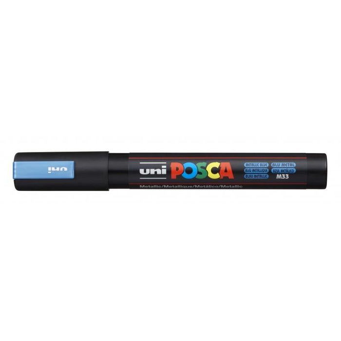 Pack De 6 Unidades Posca Pc-5m Marcador De Pintura - Punta De Bala 1.8-2.5mm - Tinta Base Al Agua - Resistente A La Luz
