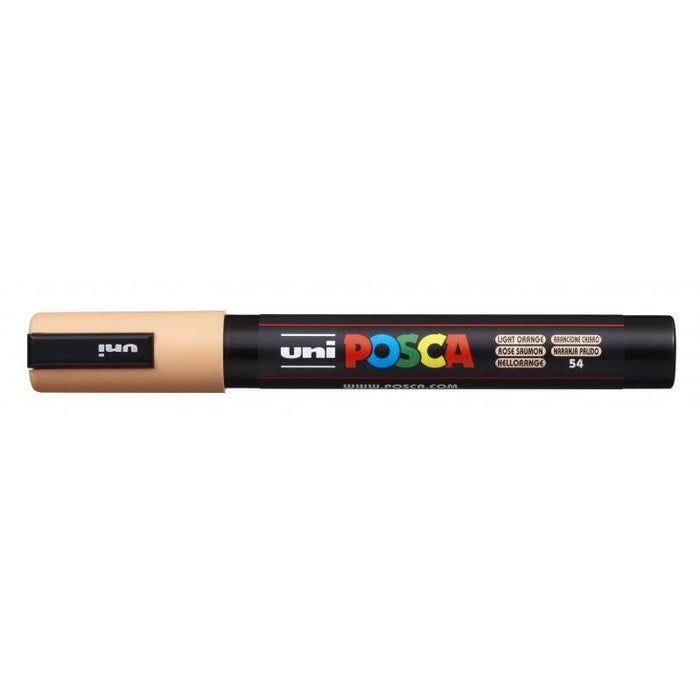 Pack De 6 Unidades Posca Pc-5m Marcador De Pintura - Punta De Bala 1.8-2.5mm - Tinta Base Al Agua - Resistente A La Luz