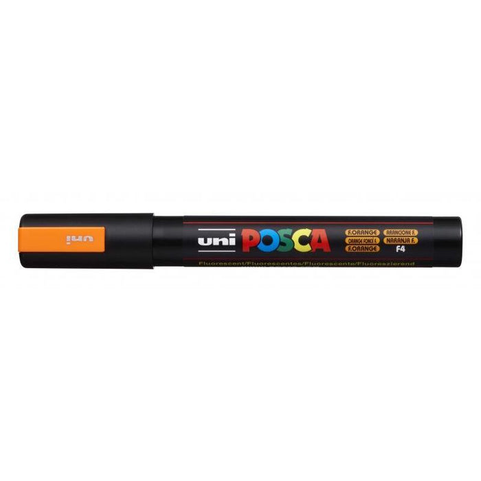 Pack De 6 Unidades Posca Pc-5m Marcador De Pintura - Punta De Bala 1.8-2.5mm - Tinta Base Al Agua - Resistente A La Luz