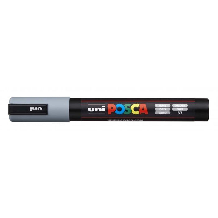 Pack De 6 Unidades Posca Pc-5m Marcador De Pintura - Punta De Poliester 1.8-2.5mm - Tinta Base Al Agua - Resistente A