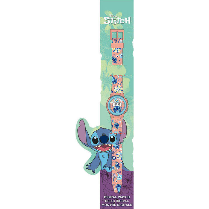 Pack De 6 Unidades - Reloj Digital Stitch Disney