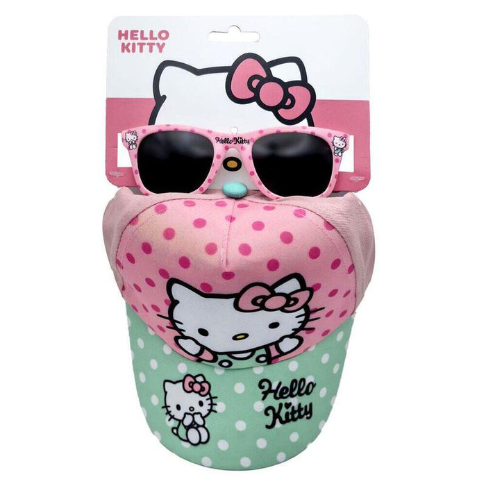 Pack De 6 Unidades - Set Gorra + Gafas Sol Hello Kitty