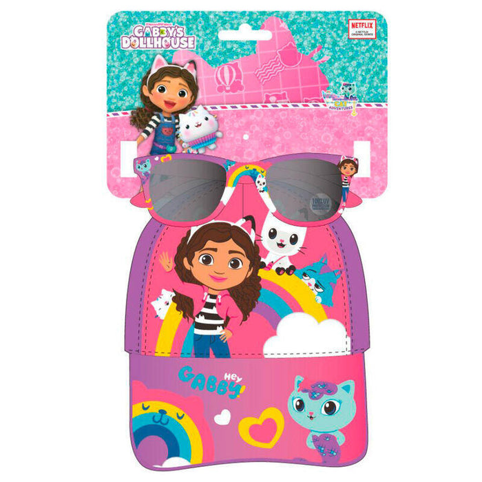 Pack De 6 Unidades - Set Gorra + Gafas Sol La Casa De Muñecas De Gabby