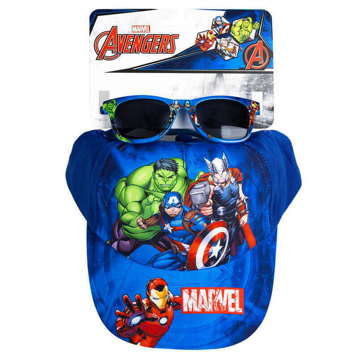 Pack De 6 Unidades - Set Gorra + Gafas Sol Vengadores Avengers Marvel
