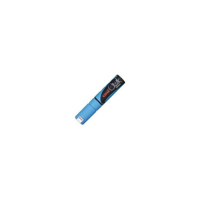 Pack De 6 Unidades Uniball Marcador De Tiza Liquida Pwe-8k Azul Claro