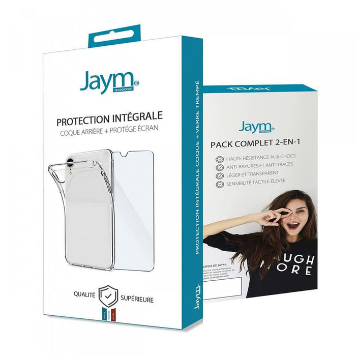 Pack Integral De Funda Flexible + Cristal Templado 9h 2.5d Para Apple Iphone 13 Pro - Jaym® **