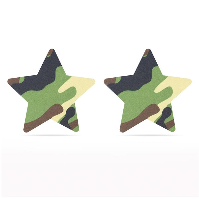 Pack Pezoneras Estrella Y Corazón Camuflaje