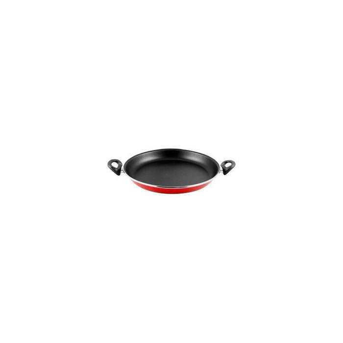 Paellera Magefesa K2 Rojo 34 Acero Antiadherente Efecto Piedra Todo Tipo Cocinas Apta Lavavajillas