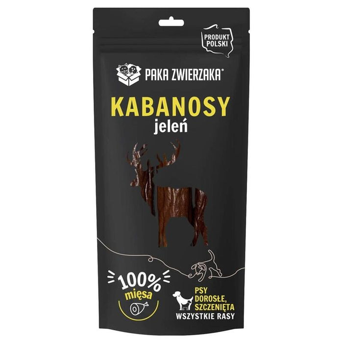 Paka Zwierzaka Deer Kabanos Sausages - Premio Para Perros - 80g