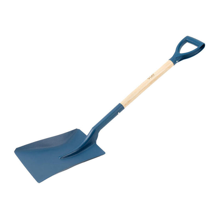 Pala Cuadrada Con Mango De Anilla, Para Cavar Y Recoger Escombro. Vt5023a Viat