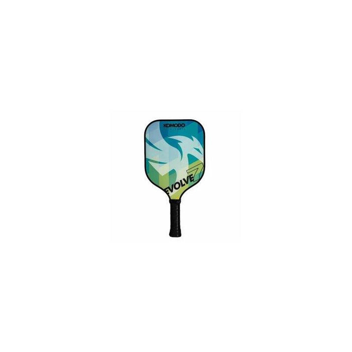 Pala Pickleball Komodo Evolve 7 13mm Superficie Fibra Vidrio Rugosa Nucleo Polipropileno Azul
