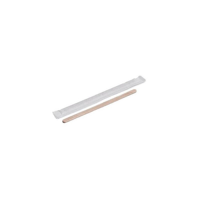 Paletina De Madera 110x5x1 Mm En Funda De Papel Individual -Caja 500u-
