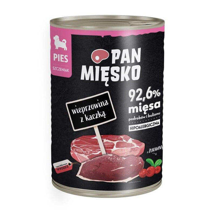 Pan Meat Pork With Duck - Wet Food For Puppies - 400 G