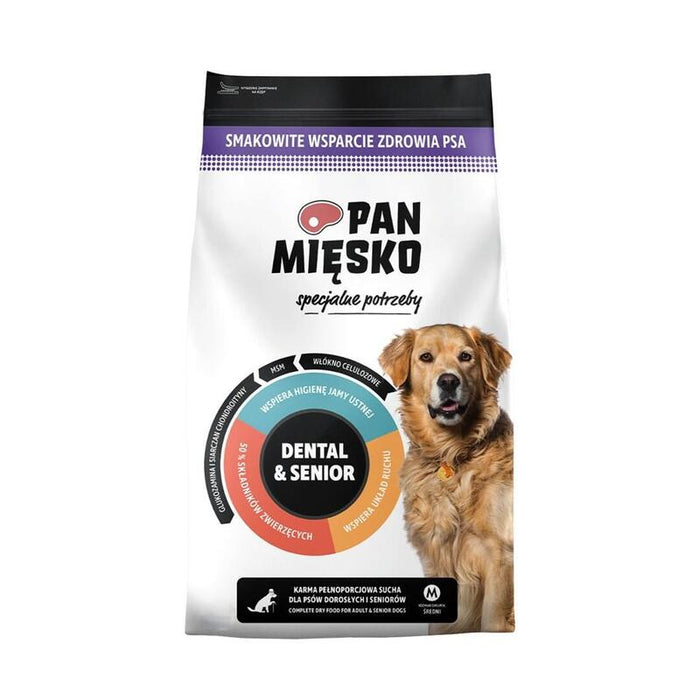 Pan Miesko Alimento Seco Para Perro Necesidades Especiales Dentales Y Senior (Adulto) Crunches M 50g
