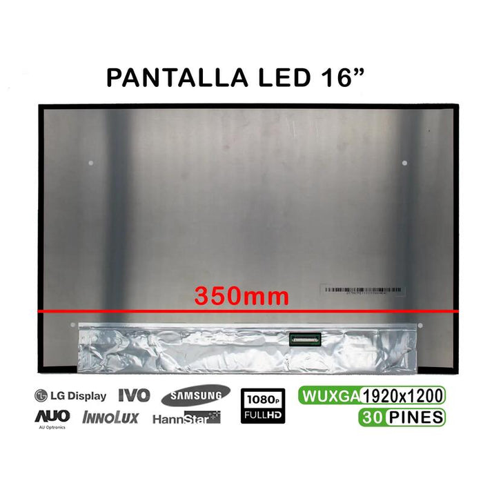 Pantalla 16" N160jca-Eel Para Portátil