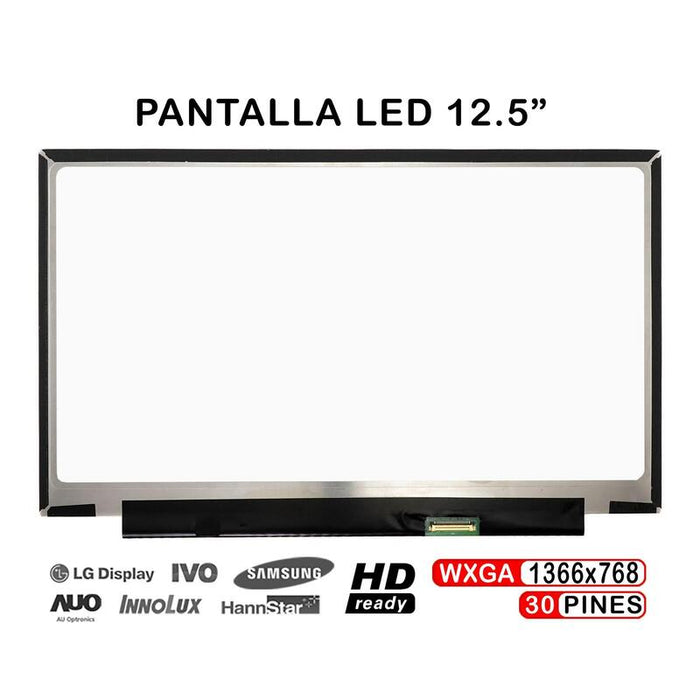 Pantalla Casi Nueva Led De 12.5" Para Portátil Lenovo Thinkpad X240 X240s 0c00318 Hb125wx1 200