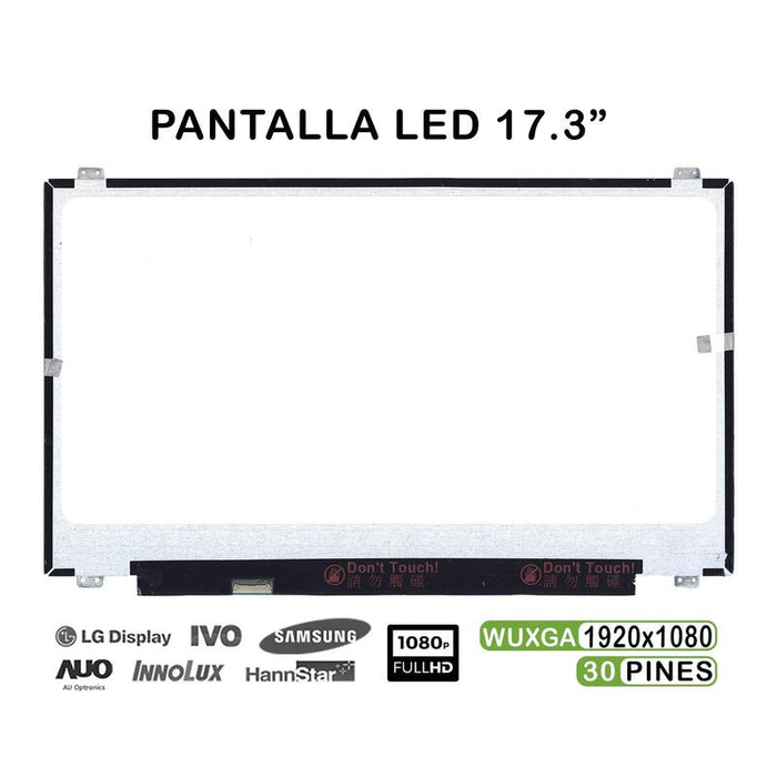 Pantalla Casi Nueva Led De 17.3" Fhd B173han01.1 Hw0a N173hce E31 B173han01.3, Lp173wf4 Spf2