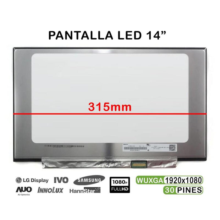 Pantalla Casi Nueva Led Mate De 14" Para Portátil Acer Swift 5 Sf514 51 777u 14"