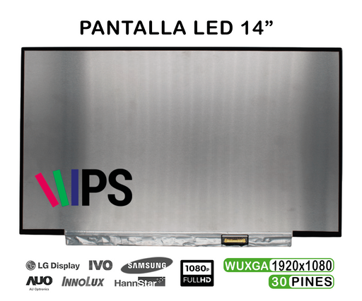 Pantalla Led De 14" Full Hd Ips Msi N140Hce-En2