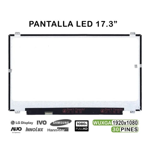 Pantalla Led De 17.3" Para Portátil B173Han01.0