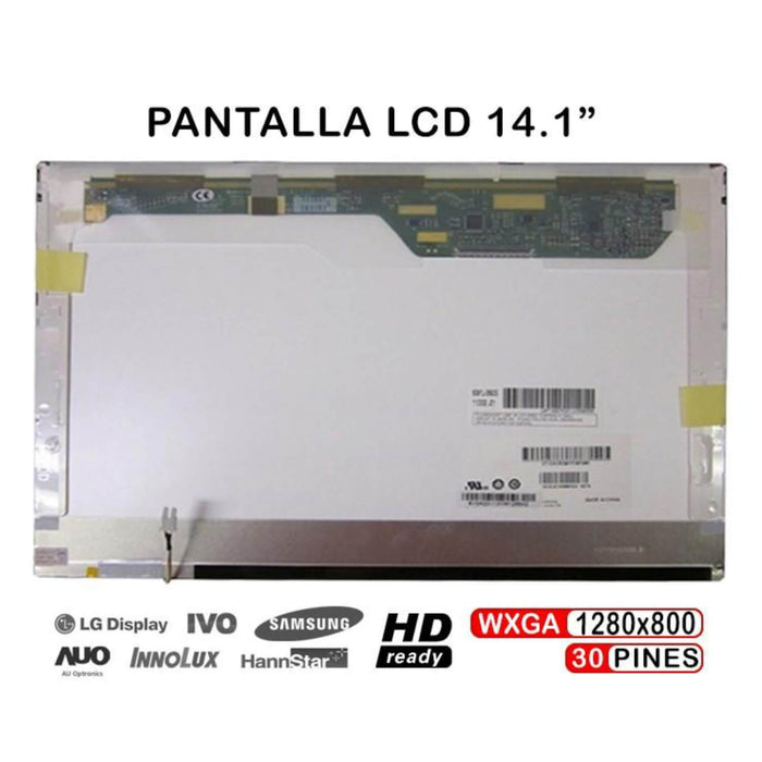 Pantalla Lcd De 14.1" Para Portátil Hp Compaq 6510B 30 Pines