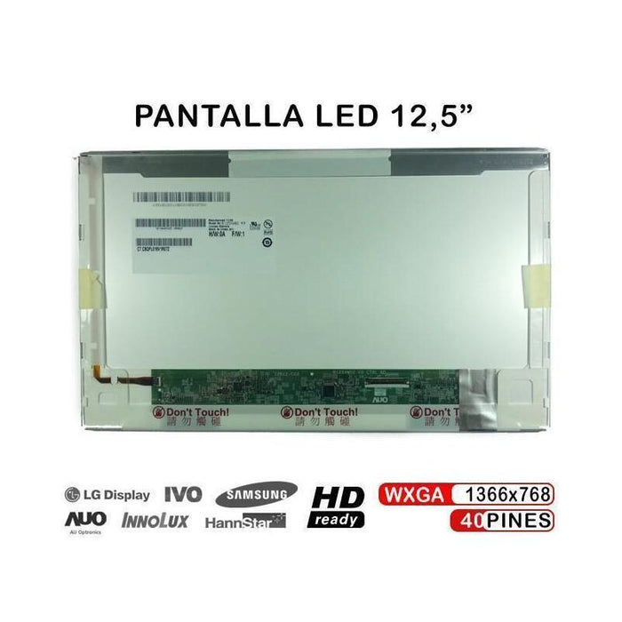 Pantalla Portátil Led 12.5 B125xw02