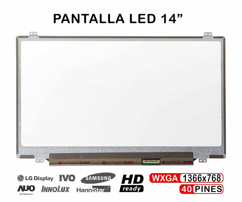 Pantalla Led De 14" Para Portátil Lenovo Thinkpad T430S
