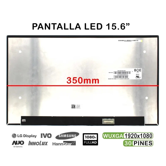 Pantalla Led De 15.6" Para Portátil N156Hca-E5A Rev.C3