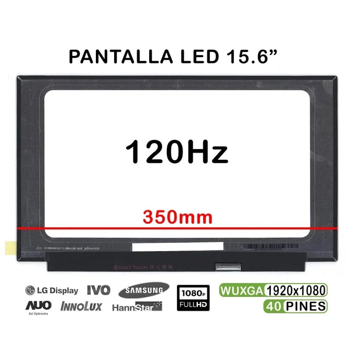 Pantalla Led De 15.6" Para Portátil N156Hra-Gaa