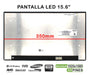 Pantalla Led De 15.6" Para Portátil Nv156Fhm-N4H Nv156Fhm-N4M Fhd 350Mm