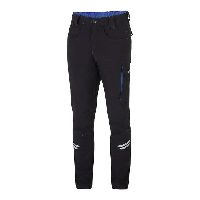 Pantalón Ligero Técnico Negro/Azul Kansas T5 - Xxl