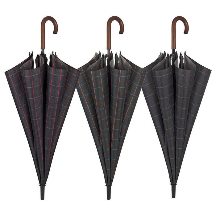 Pack De 6 Unidades - Paraguas Golf Automatico Escoces 65cm Surtido